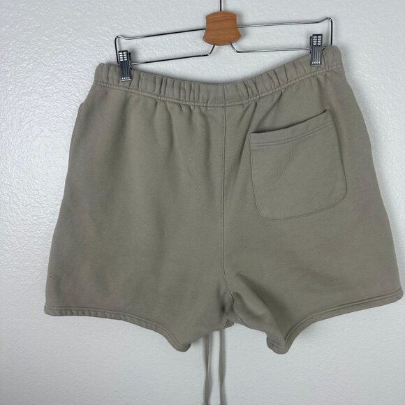 Essentials Fear Of God Men's Sweatshorts L Beige Stretch Casual Streetwear Every - Picture 5 of 7